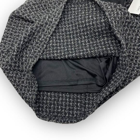 Lapis Black Gray Tweed Skirt Women’s Size Medium NWT - Picture 10 of 12